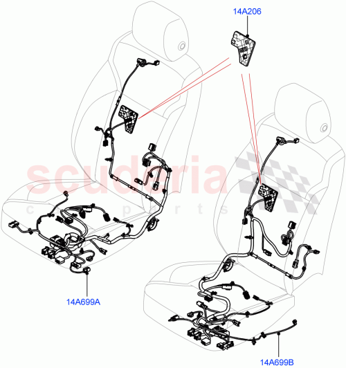 Part Diagram for Land Rover LR145849