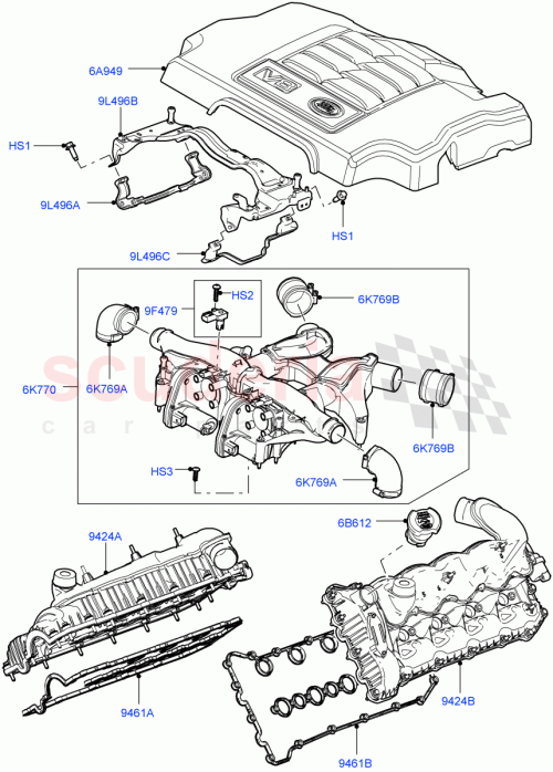 Part Diagram for Land Rover LR019483