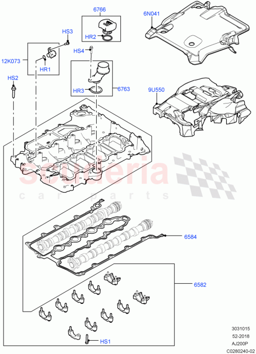 Part Diagram for Land Rover LR100361