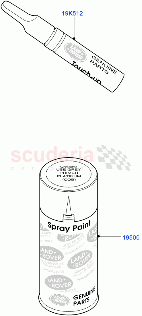 Part Diagram for Land Rover VEP501730LEL