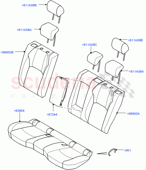 Part Diagram for Land Rover LR085424
