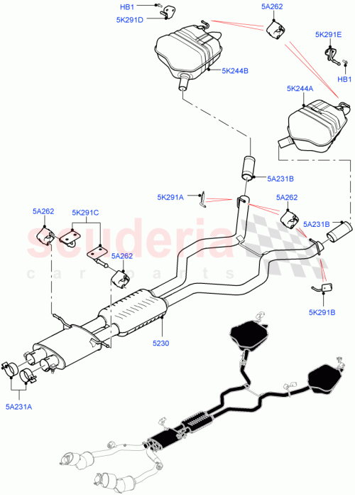 Part Diagram for Land Rover LR088308