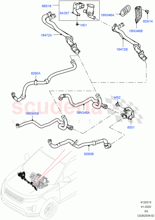 Part Diagram for Land Rover LR137412