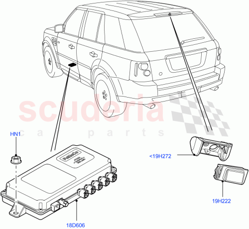 Part Diagram for Land Rover LR023363