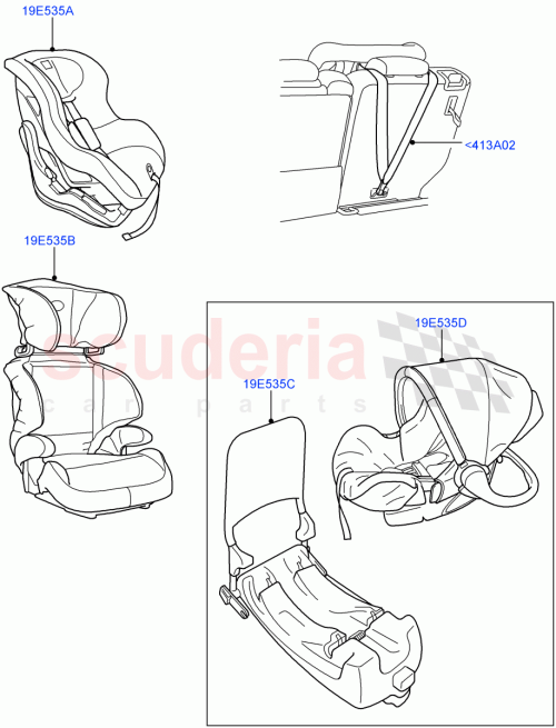 Part Diagram for Land Rover LR006637