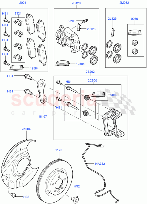 Part Diagram for Land Rover LR021520