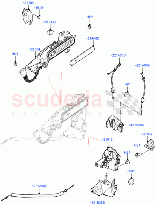 Part Diagram for Land Rover LR115184