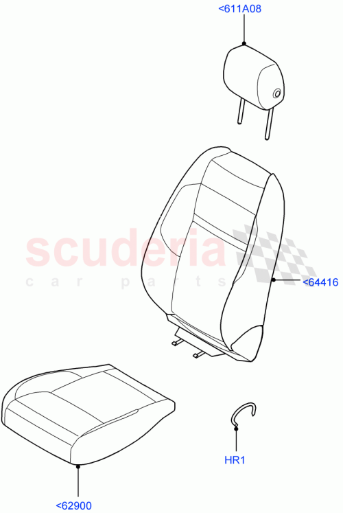 Part Diagram for Land Rover LR161024