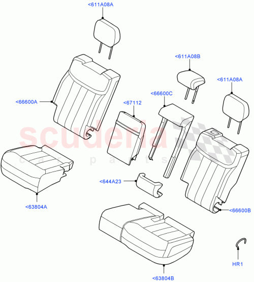 Part Diagram for Land Rover LR150726