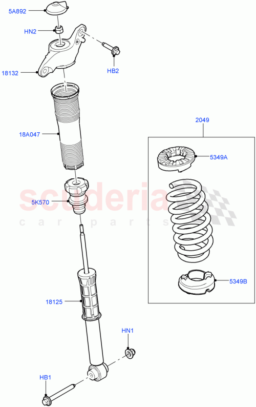 Part Diagram for Land Rover LR124878