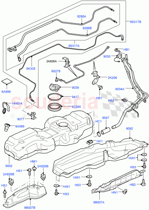 Part Diagram for Land Rover CN100509