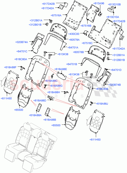 Part Diagram for Land Rover LR110651