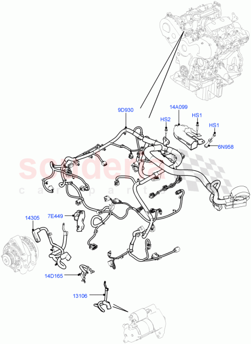 Part Diagram for Land Rover LR118761