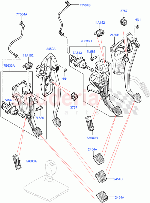 Part Diagram for Land Rover LR153941
