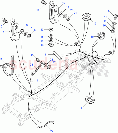 Part Diagram for Land Rover C393771L