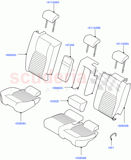 Part Diagram for Land Rover LR097512