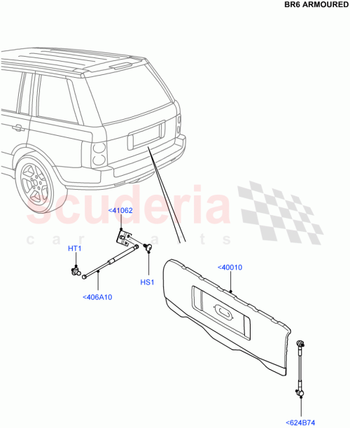 Part Diagram for Land Rover BHU760060