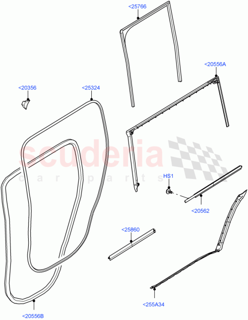 Part Diagram for Land Rover LR163126