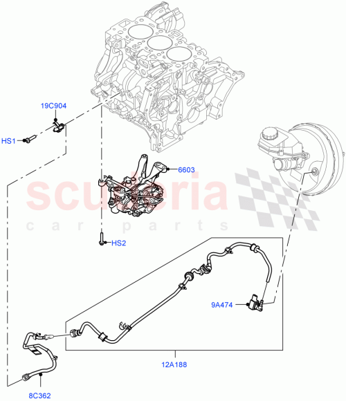 Part Diagram for Land Rover LR135119