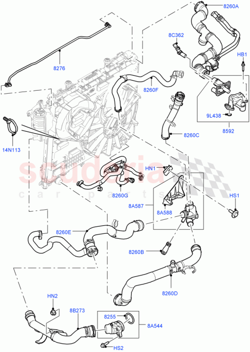 Part Diagram for Land Rover LR049002