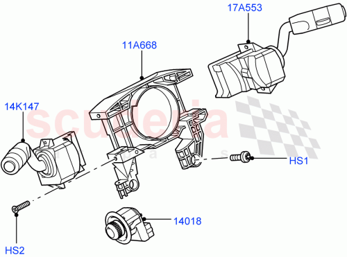 Part Diagram for Land Rover XPC500150