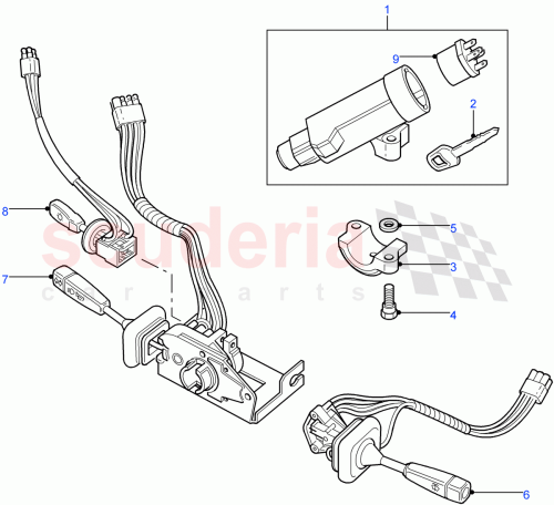 Part Diagram for Land Rover QRG100100