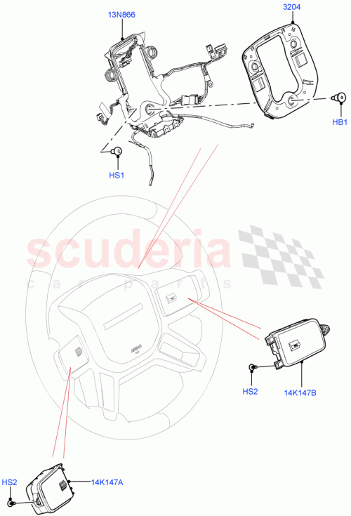 Part Diagram for Land Rover LR133018