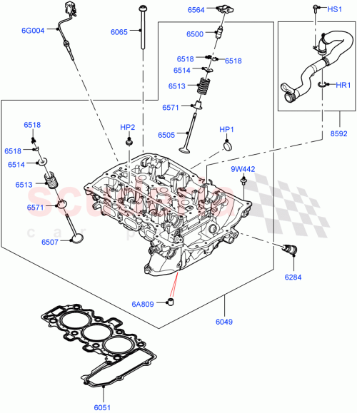 Part Diagram for Land Rover LR140261