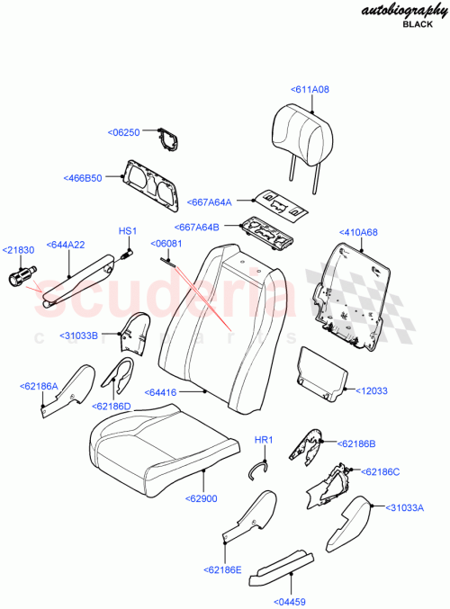 Part Diagram for Land Rover LR128716