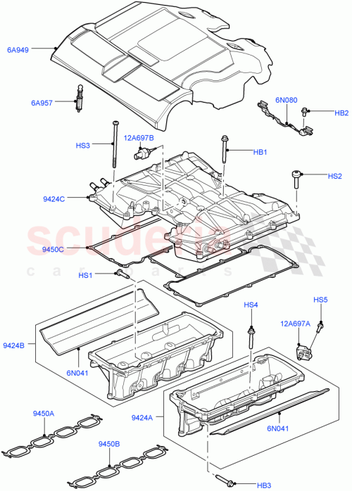 Part Diagram for Land Rover LR062400