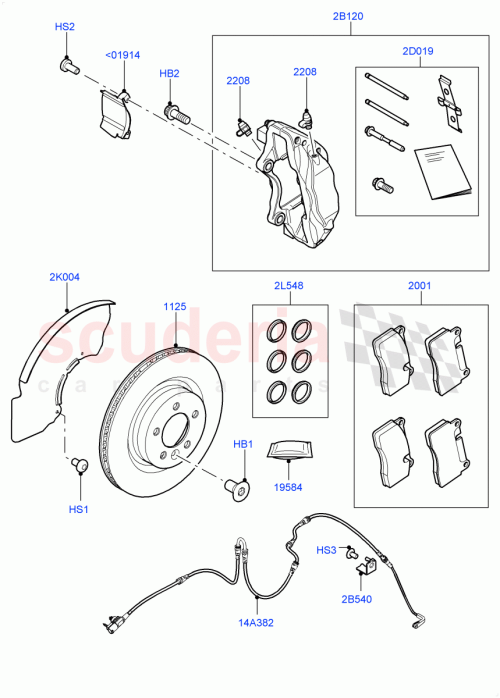 Part Diagram for Land Rover LR139243