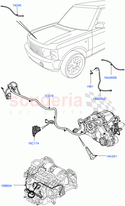 Part Diagram for Land Rover XSC000040