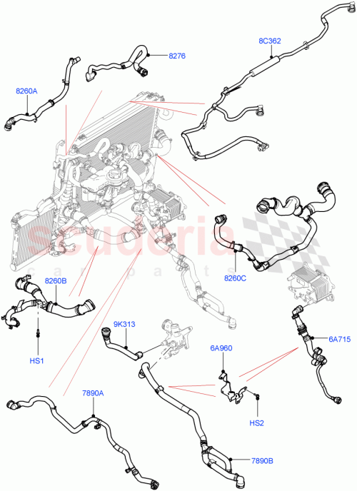 Part Diagram for Land Rover LR140867