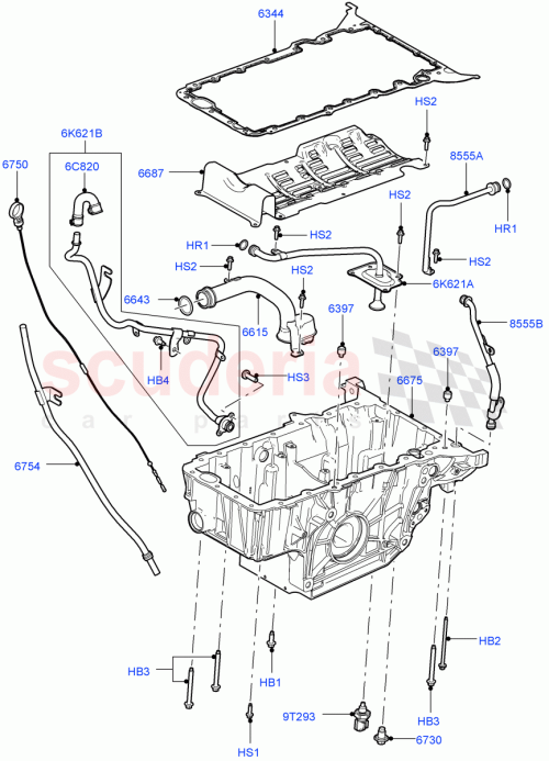 Part Diagram for Land Rover 1418931