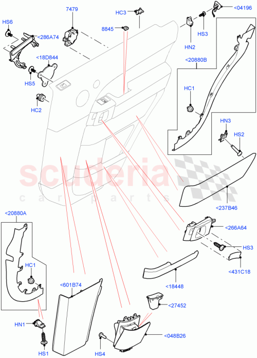 Part Diagram for Land Rover LR100135