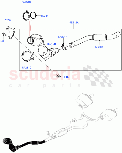 Part Diagram for Land Rover LR170908