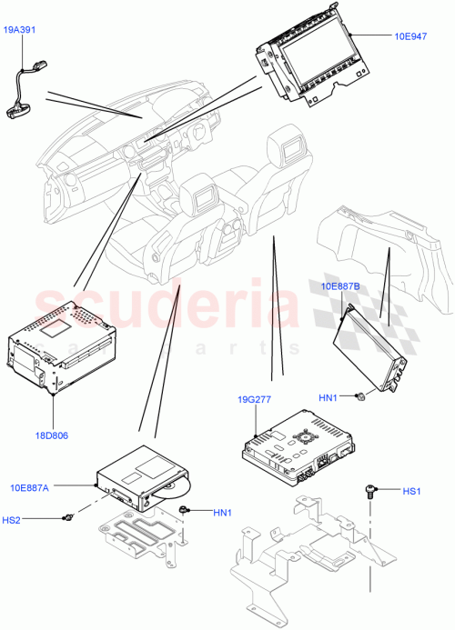 Part Diagram for Land Rover LR104950