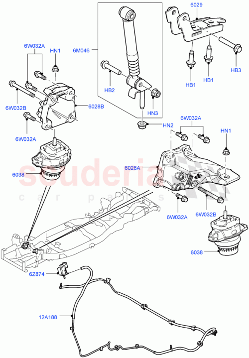 Part Diagram for Land Rover KKU500761