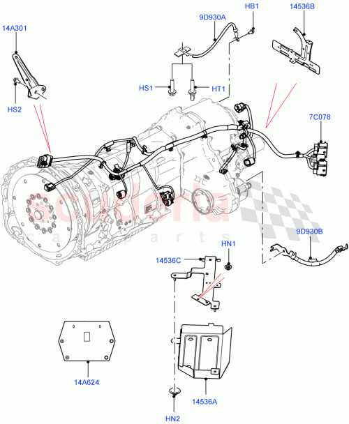 Part Diagram for Land Rover LR133778