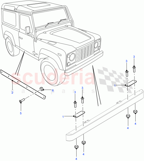 Part Diagram for Land Rover LR024961