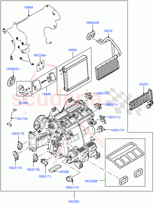 Part Diagram for Land Rover LR131088