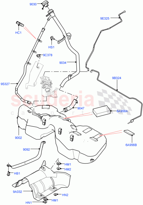 Part Diagram for Land Rover LR093115