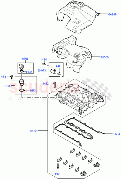 Part Diagram for Land Rover LR136494