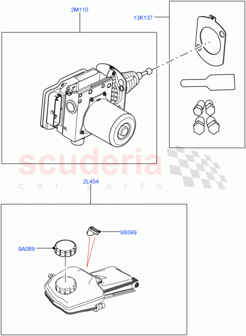 Part Diagram for Land Rover LR153484