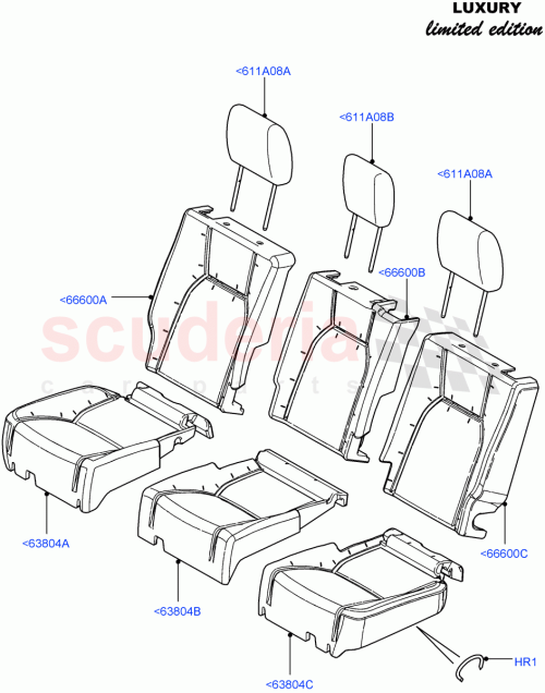 Part Diagram for Land Rover LR035700