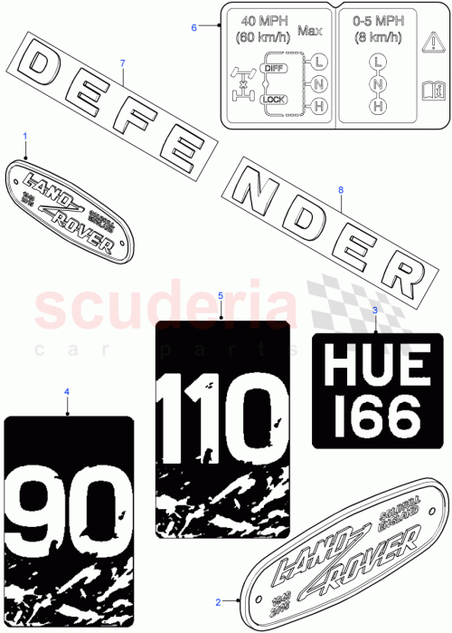 Part Diagram for Land Rover LR072993