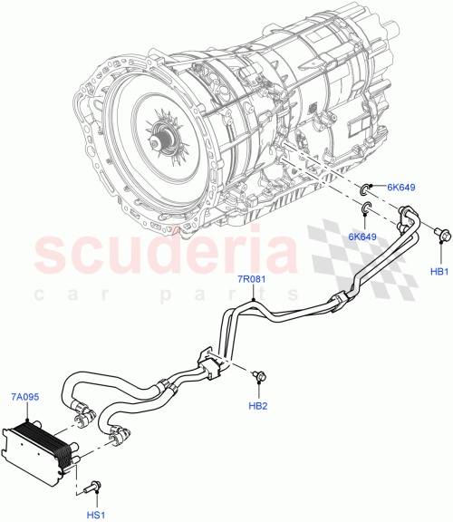 Part Diagram for Land Rover LR116114