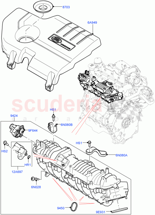 Part Diagram for Land Rover LR094513
