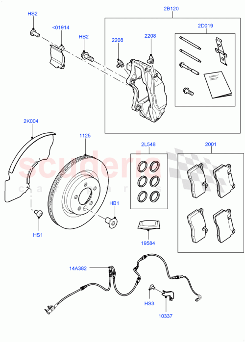 Part Diagram for Land Rover LR132809