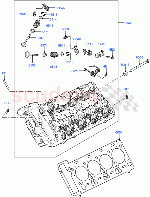 Part Diagram for Land Rover LR158401